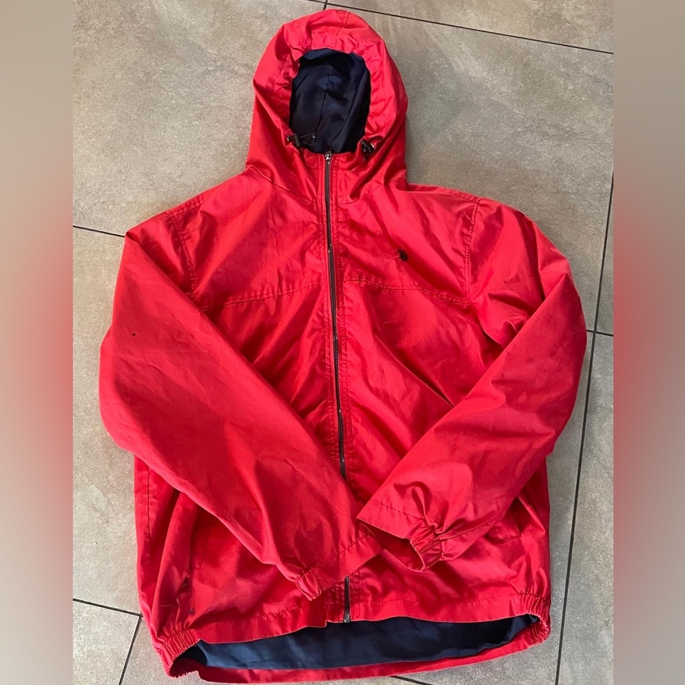 U.S. Polo Assn. Vibrant Red Hooded Jacket